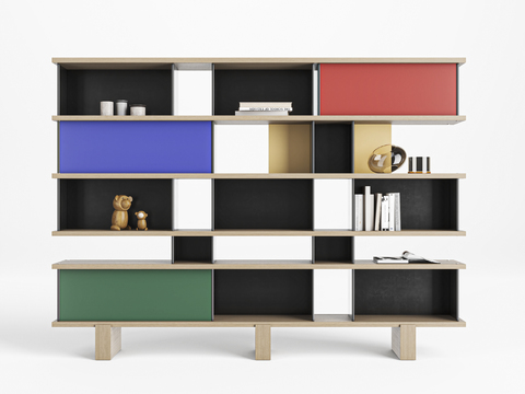 Cassina decorative cabinet bookcase