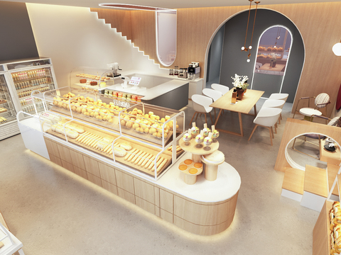 Nordic Minimalist Baking Shop