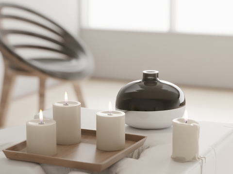 Modern candle ornaments