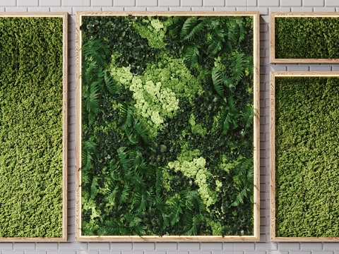 Nordic moss wall