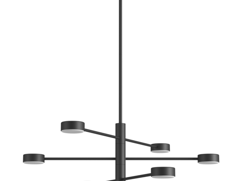 Modern multi-head chandelier free