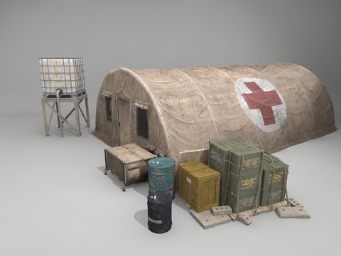 Industrial Wind Barracks Medical Tent