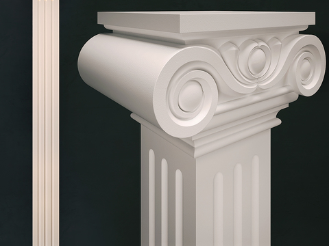 Jane European Creative Carved Roman Column Free