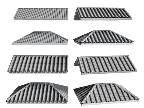 New Chinese-style Eaves Door Head Roof Tiles