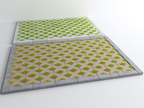 Modern lawn tile sketch