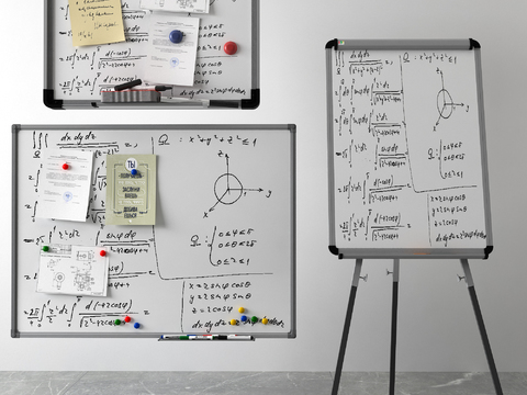 Modern easel magnetic blackboard