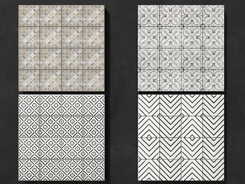 Nordic Kitchen and Bathroom Patchwork Tiles