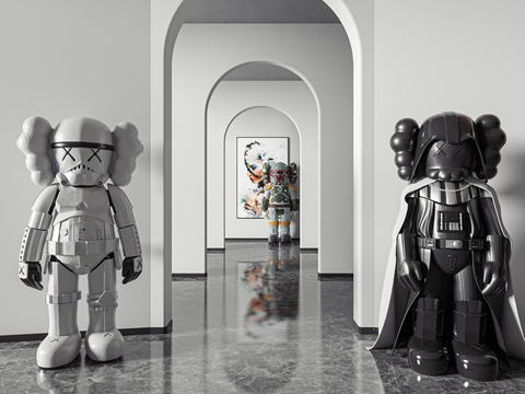 Modern KAWS Star Wars