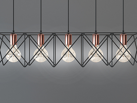 Industrial wind chandelier free