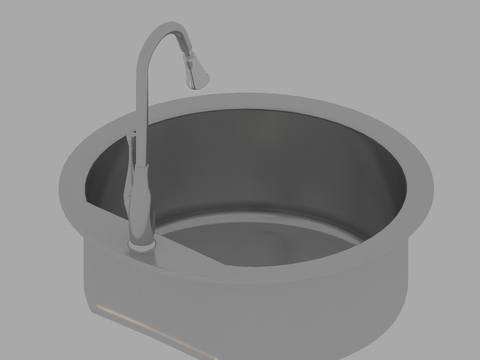 stainless steel round water basin free