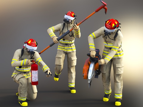 Modern Firefighter Characters