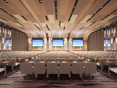 Modern multifunctional lecture hall conference hall