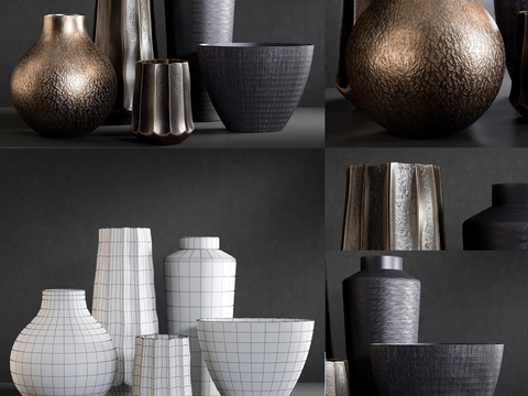 Modern Vase Ceramic Ware Combination