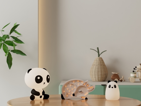 Children night light panda night light cartoon lighting