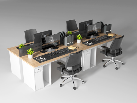 modern office desk and chair