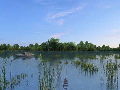 Modern Canoe Lake View