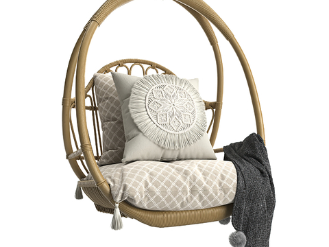 Nordic Rattan Hanging Chair