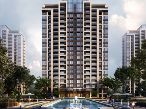 modern high-rise residence