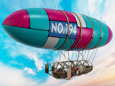 Modern Airship Hot Air Balloon