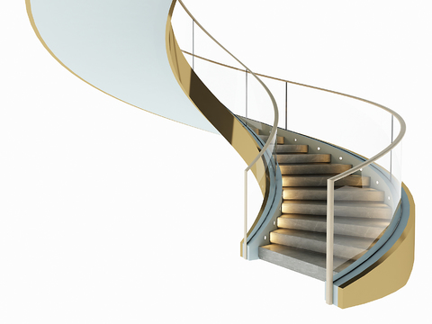 Nordic spiral staircase