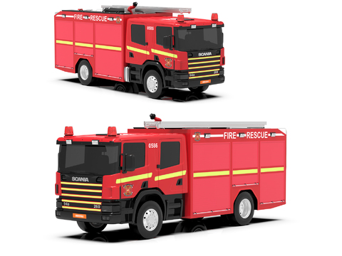 modern fire truck