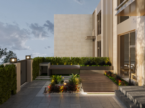 Modern Courtyard