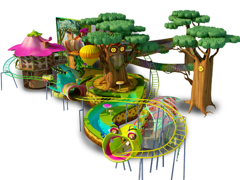 Natural wind children's playground children's play equipment