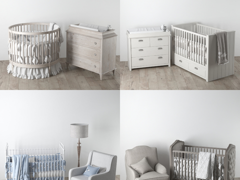 Modern Baby Bedside Cabinet Shaking Sofa