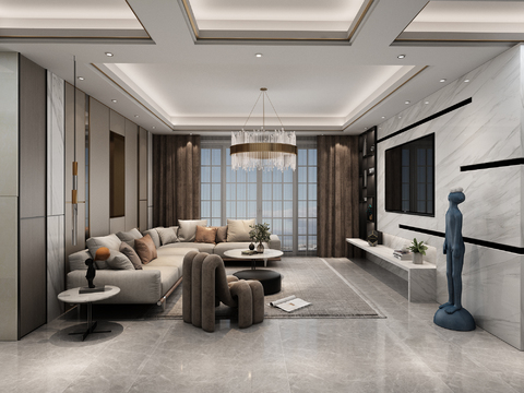 Affordable Luxury Style Living Room Dining Room Free