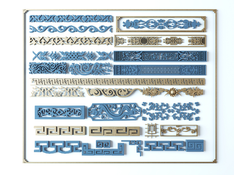 New Chinese carved lines