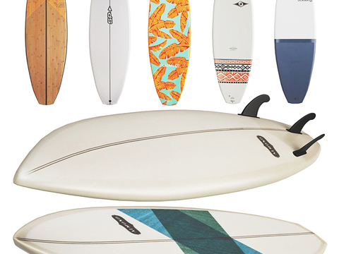 modern surfboard