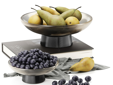 Fruit Fruit Plate Blueberry Pear