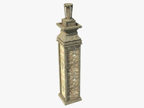 European-style outdoor decorative column free