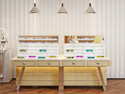 Modern Optical Shop display cabinet