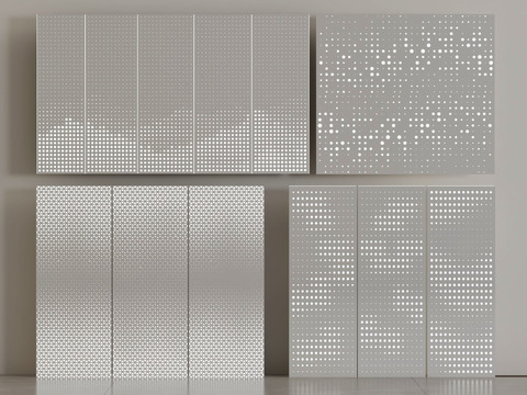 Perforated plate aluminum plate