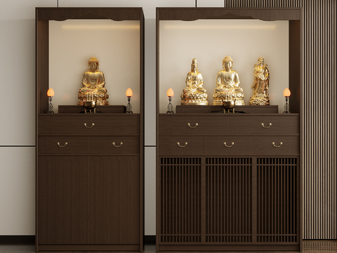 New Chinese-style Buddhist Niches