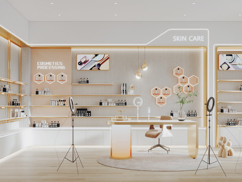 Cosmetics Store Live Room Beauty Store