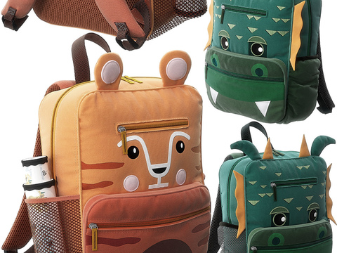 Modern children's cartoon school bag