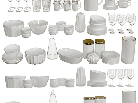 Modern minimalist ceramic tableware free