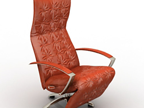 American Creative Leather Printed Metal Office Chair Free