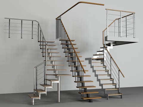 Modern iron staircase