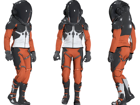 Modern Astronaut Space Suit