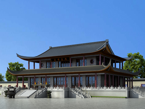 Ancient Chinese-style Grand Hall