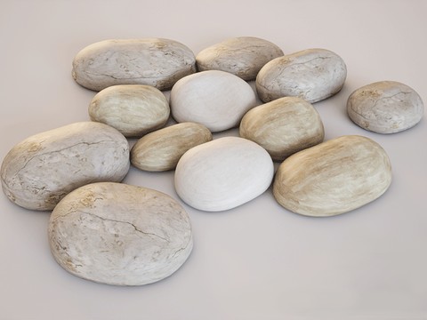 Modern pebble landscape stone