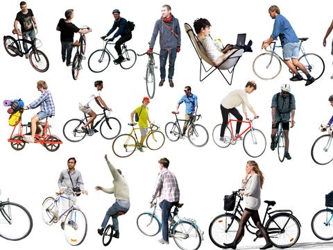 cycling figure psd