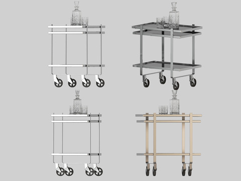 Modern Dining Car Trolley