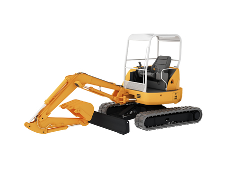 Modern excavator engineering vehicle