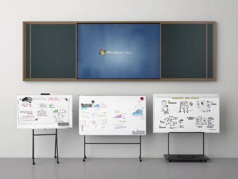 Writing board whiteboard mobile drawing board blackboard