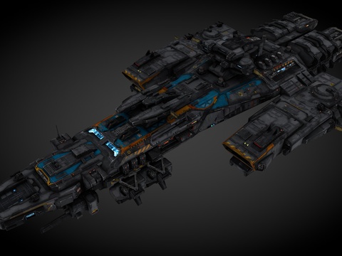 Sci-fi flying machines, spaceships, alien battleships