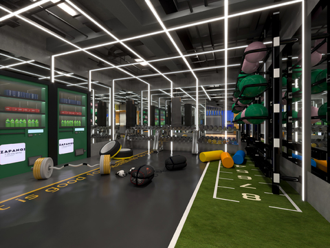 Industrial wind yoga gym free